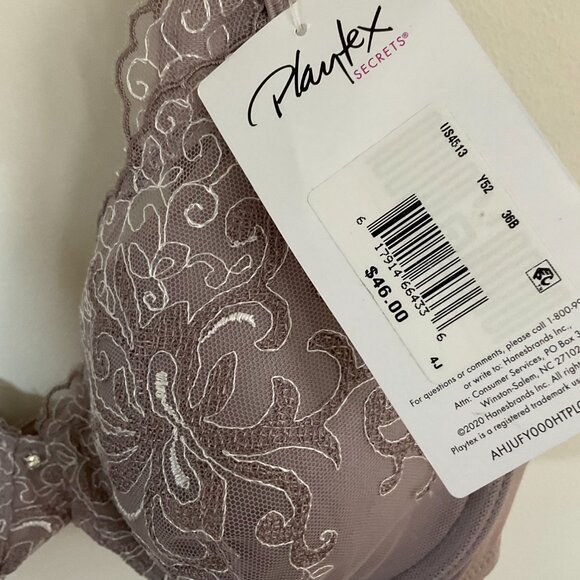 PLAYTEX SECRETS Women's Underwire Bra NWT Size 36B - Picture 7 of 8